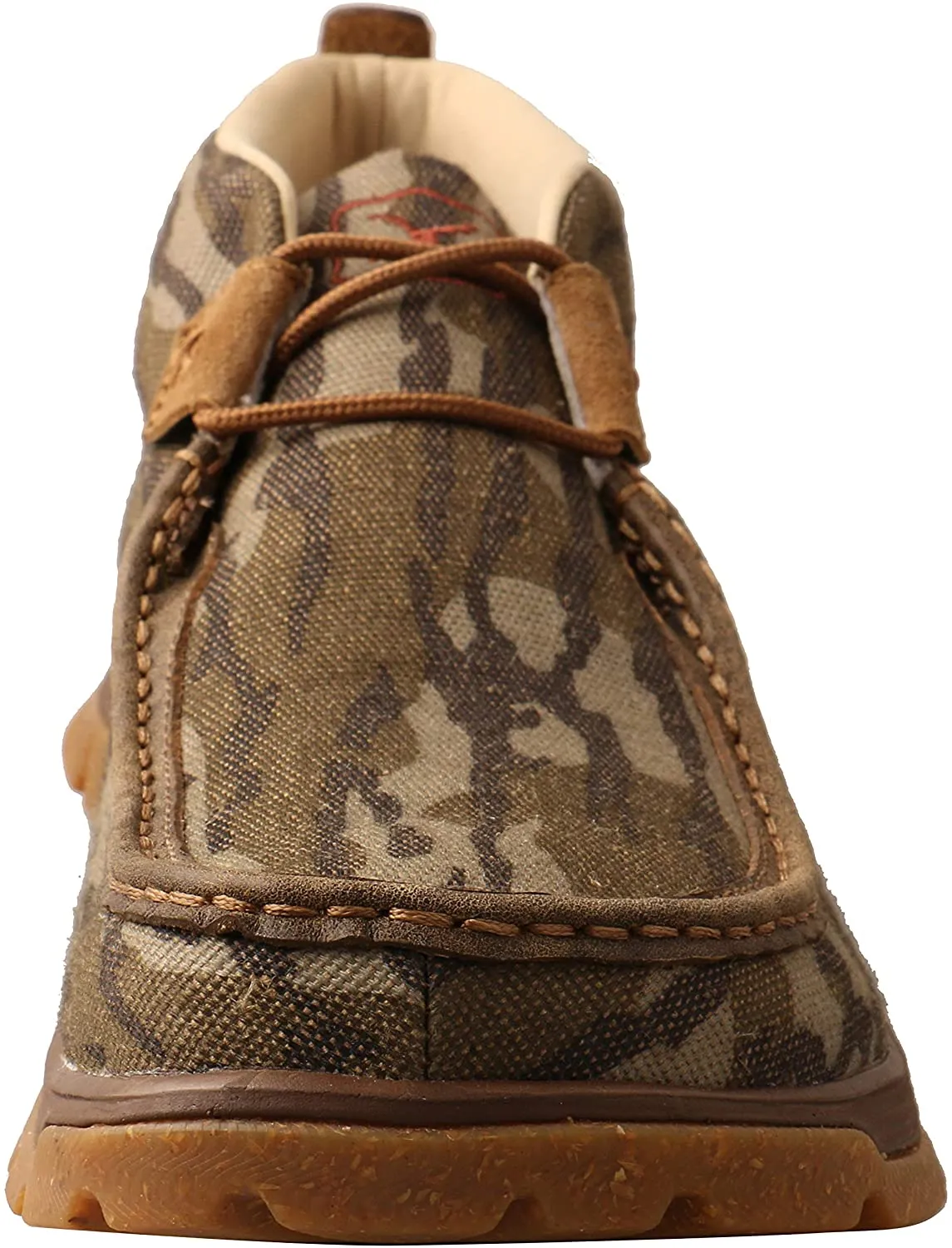 Twisted X Men's Chukka Oblique Toe in Bottomland Camo, Size 10 M