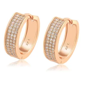 18k Gold Plated Hoop Earrings