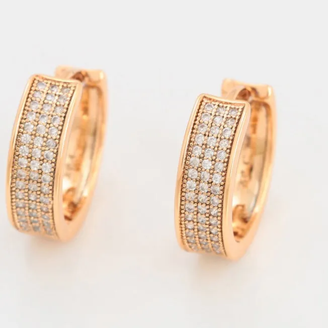 18k Gold Plated Hoop Earrings