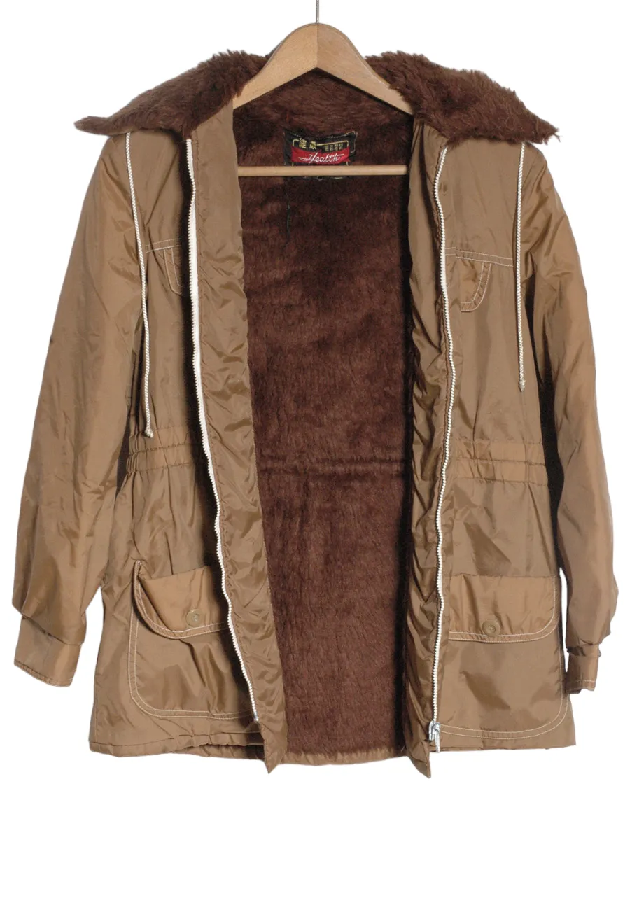 1970s Brown Parka Size 10