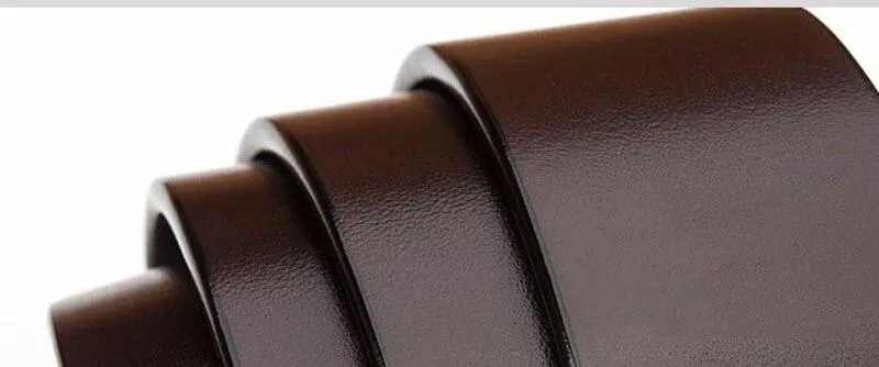 Width Leather Belt without Buckle