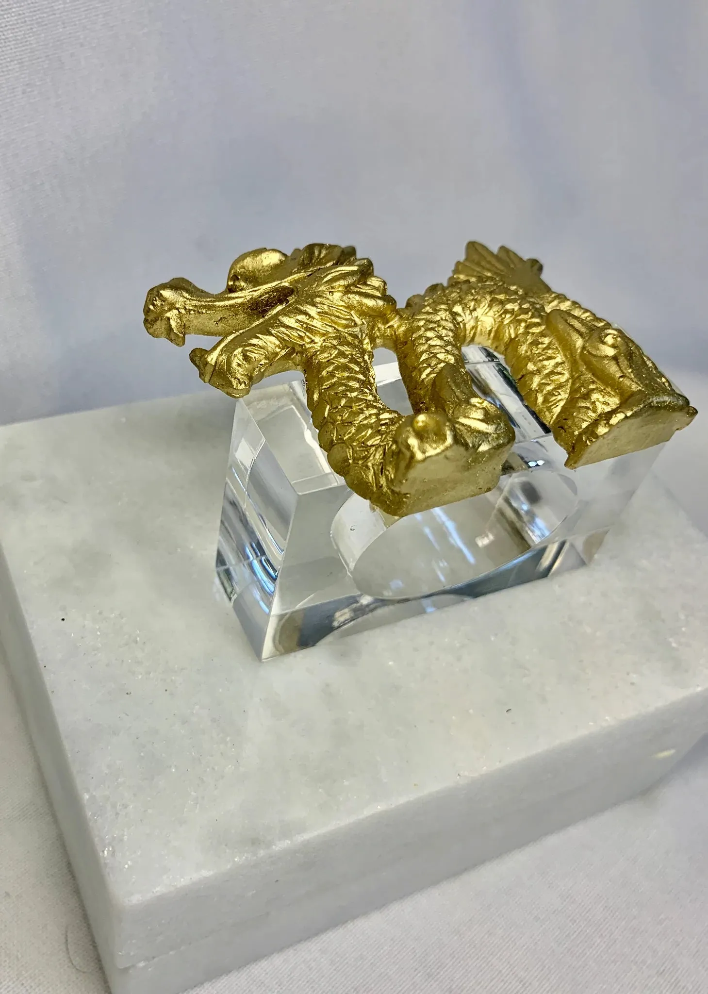 Acrylic Gold Napkin Rings Set Five Variants