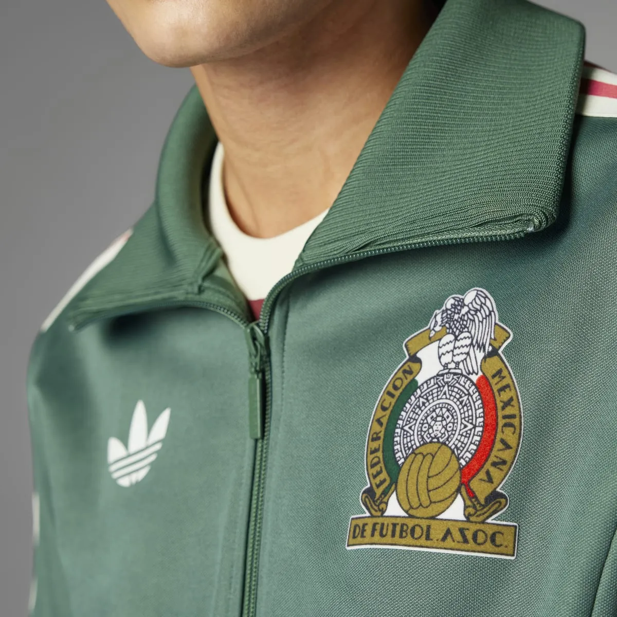 adidas Men's Mexico Beckenbauer Soccer Track Top