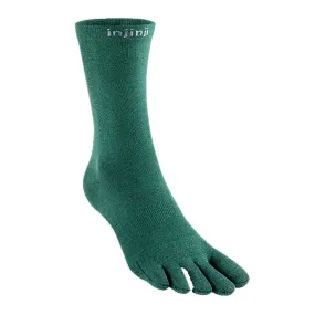 Injinji Liner Crew Toe Socks Unisex Agave