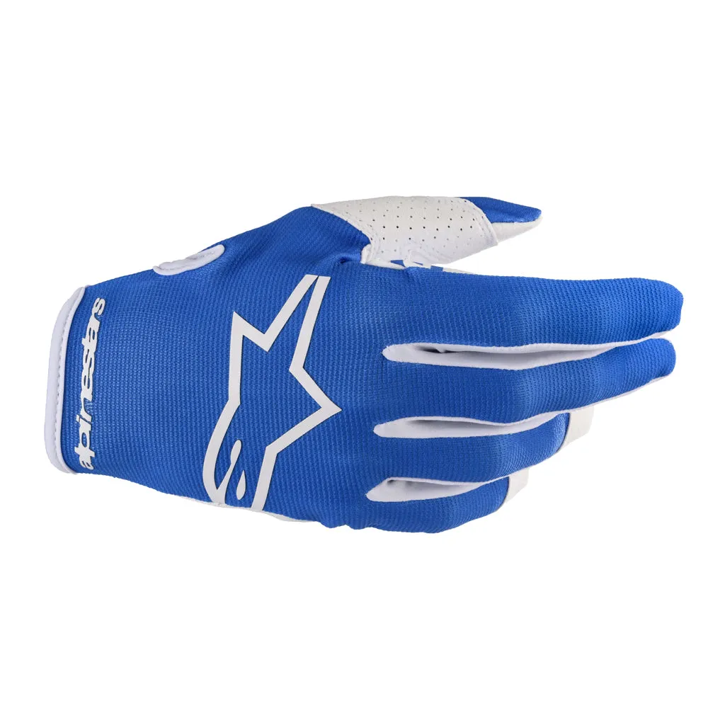 Alpinestars 2023 Radar Blue White Gloves