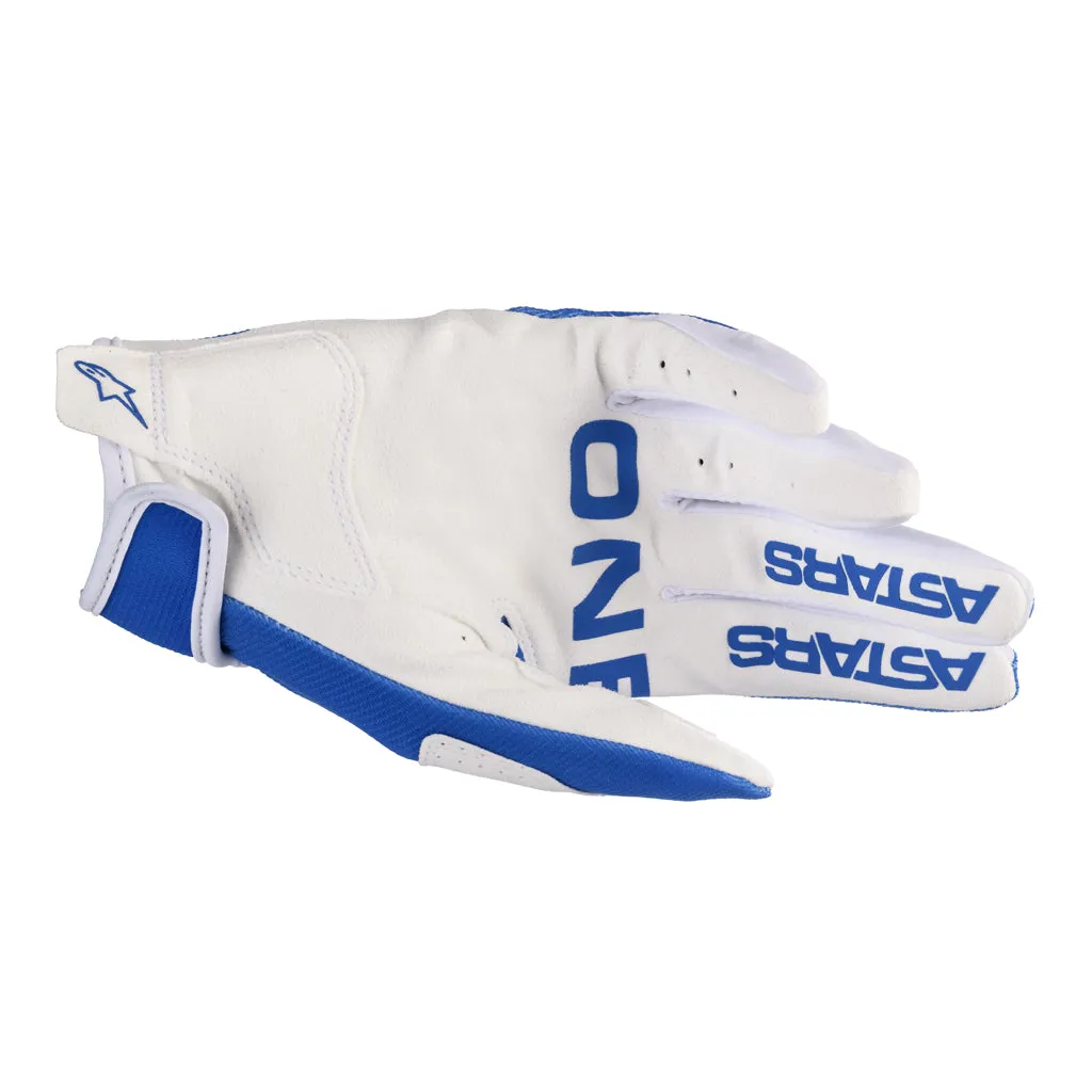 Alpinestars 2023 Radar Blue White Gloves