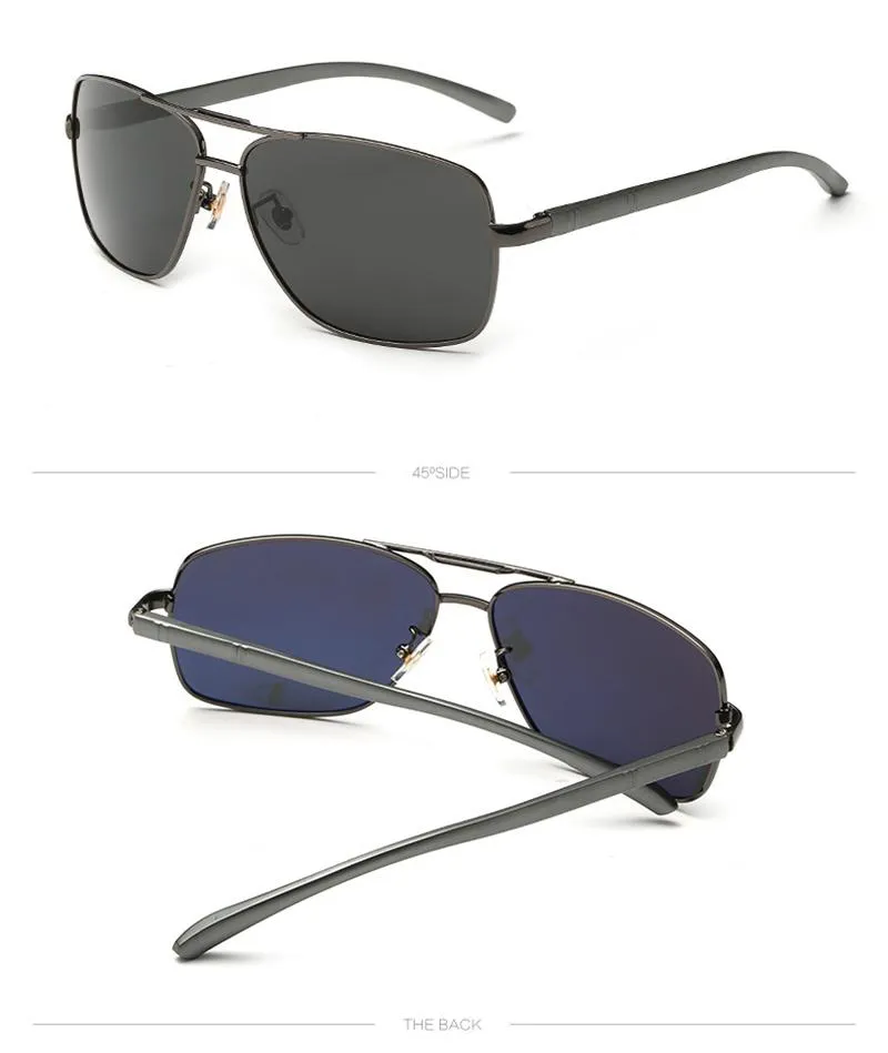 Men's Polarized Sunglasses with Mirror Coated Lens