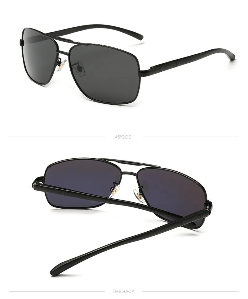 Men's Polarized Sunglasses with Mirror Coated Lens