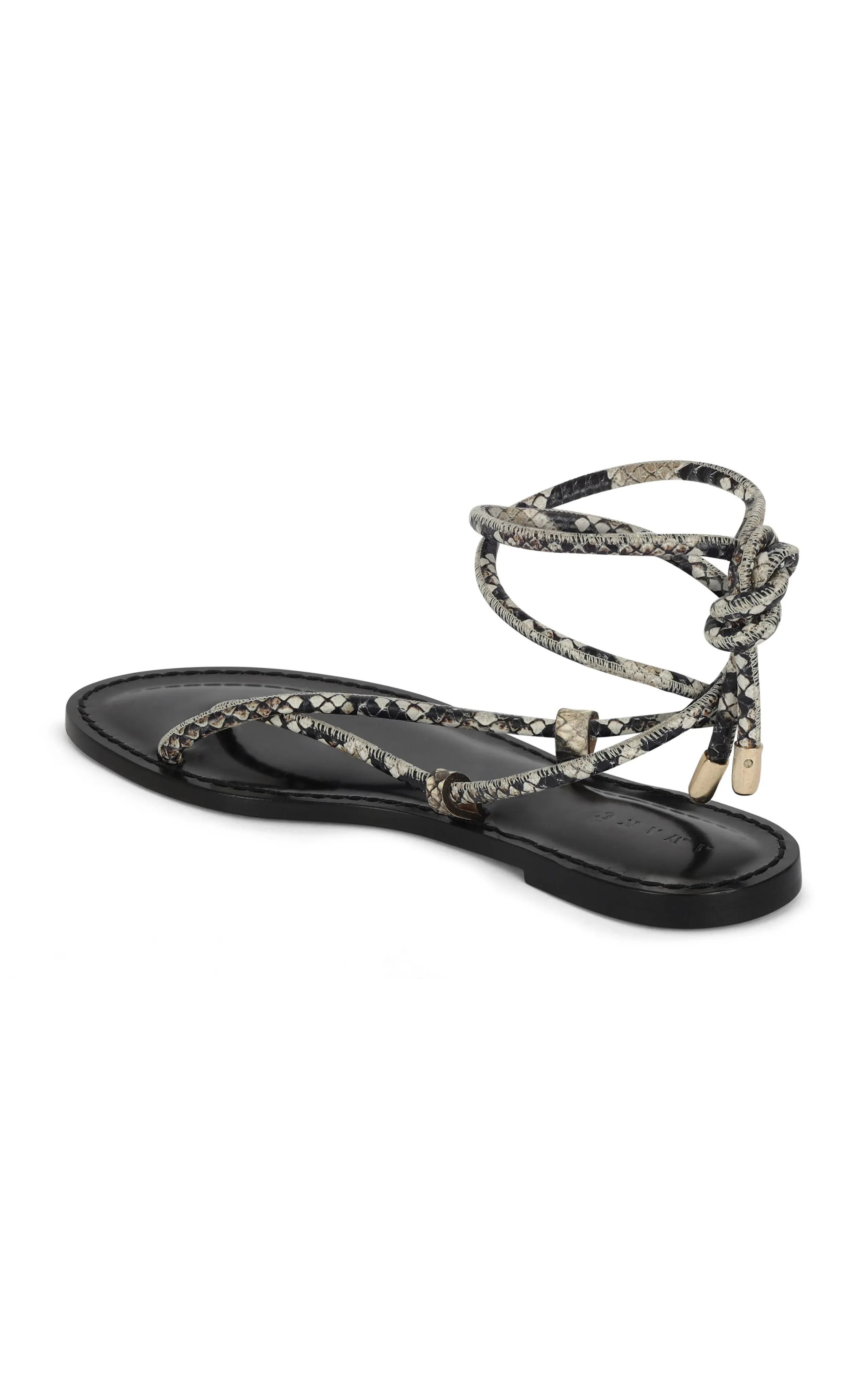 AMANU Kilimanjaro Python Leather Sandals