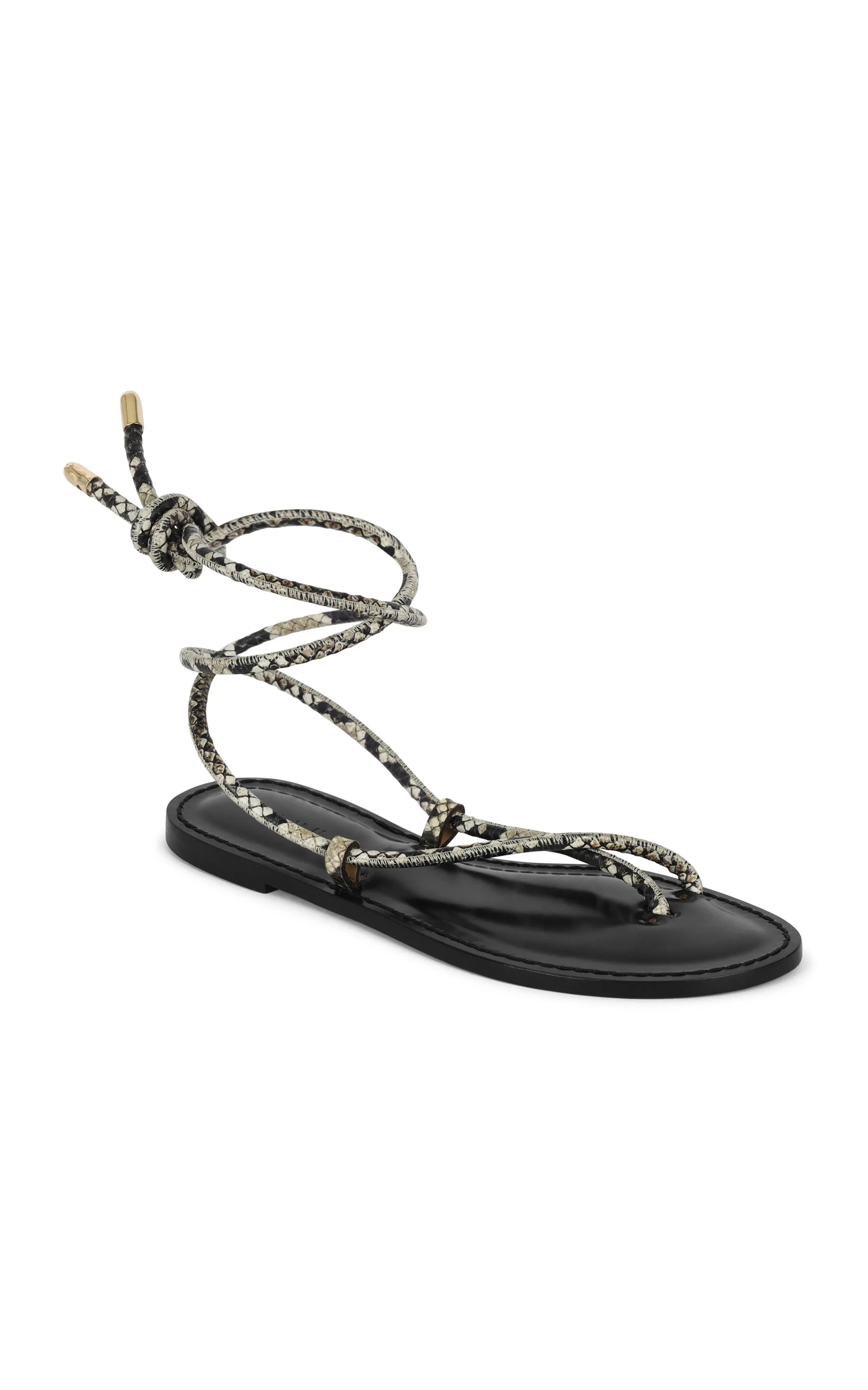 AMANU Kilimanjaro Python Leather Sandals