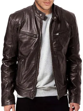 Amazing Deep Brown Black Men's Jackets & Coats