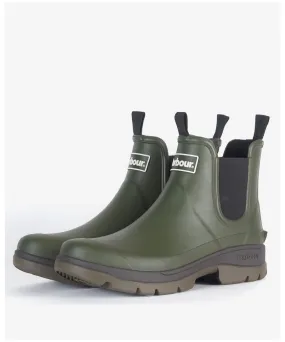 Barbour Olive Wellington Boots