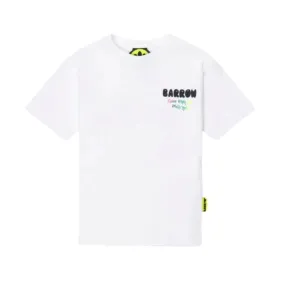 Barrow Whte Branded T-Shirt