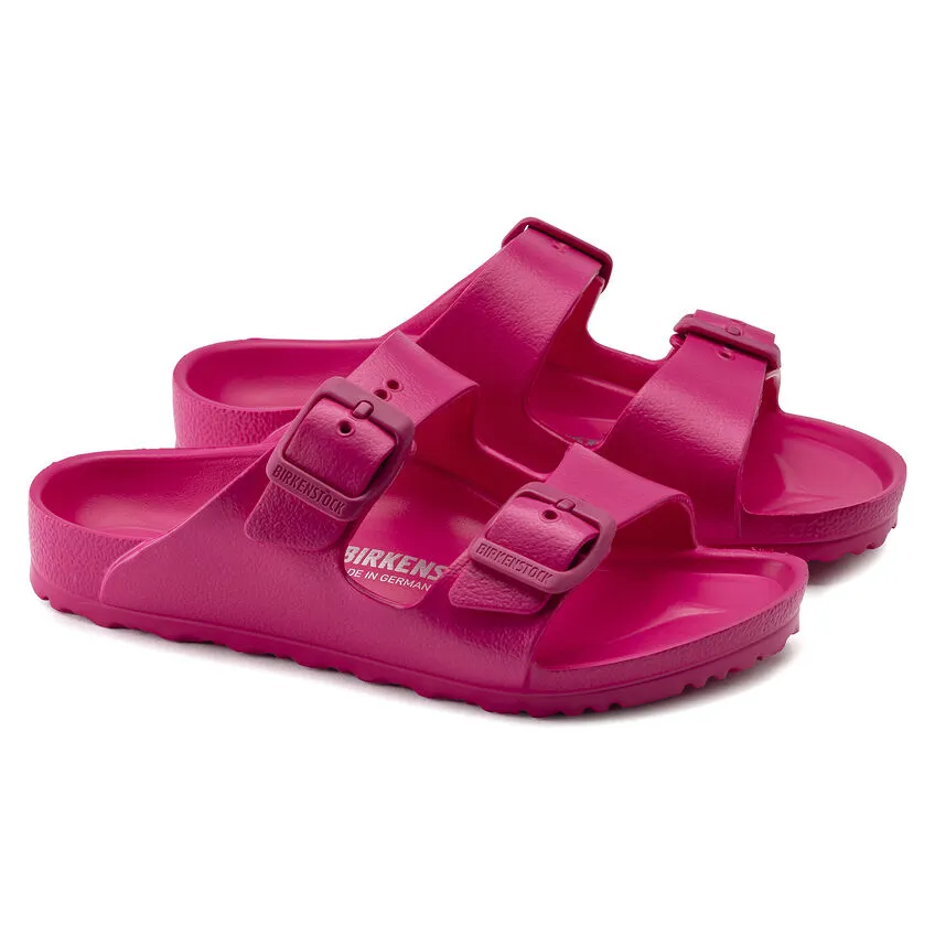 Birkenstock Girls Arizona EVA Slip On Sandals Beetroot Purple