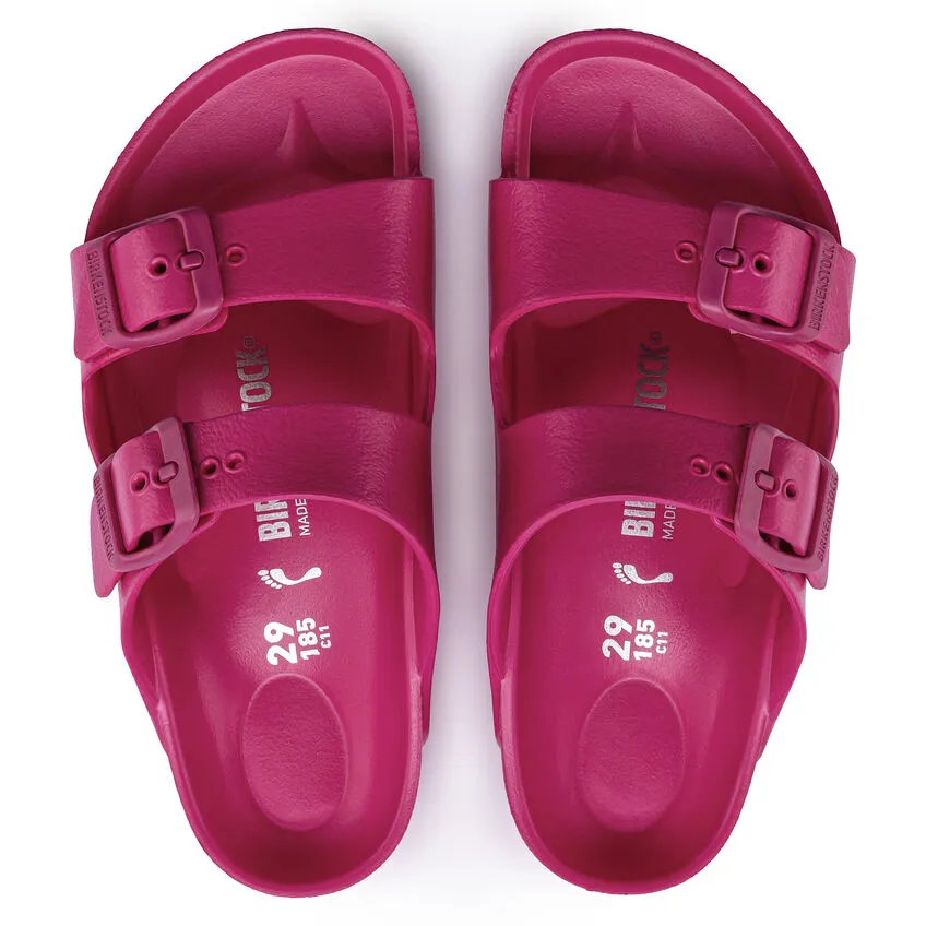 Birkenstock Girls Arizona EVA Slip On Sandals Beetroot Purple