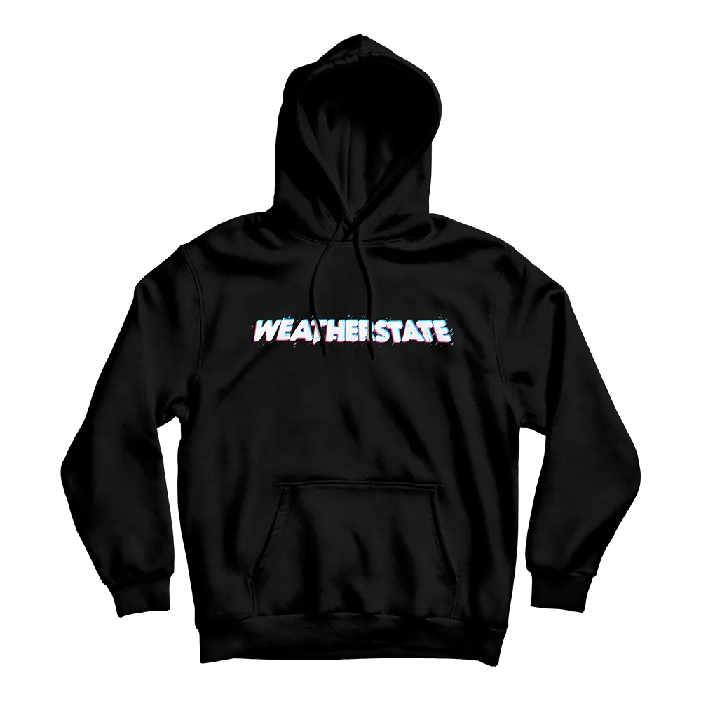 Black Hooded Sweatshirt with 3D Logo