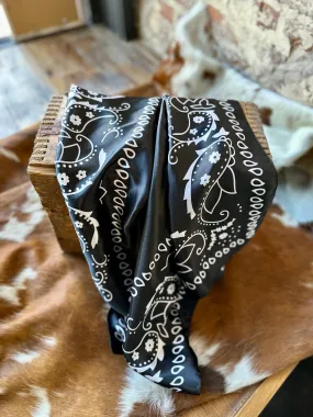 Black Paisley Wild Rag named Alexis