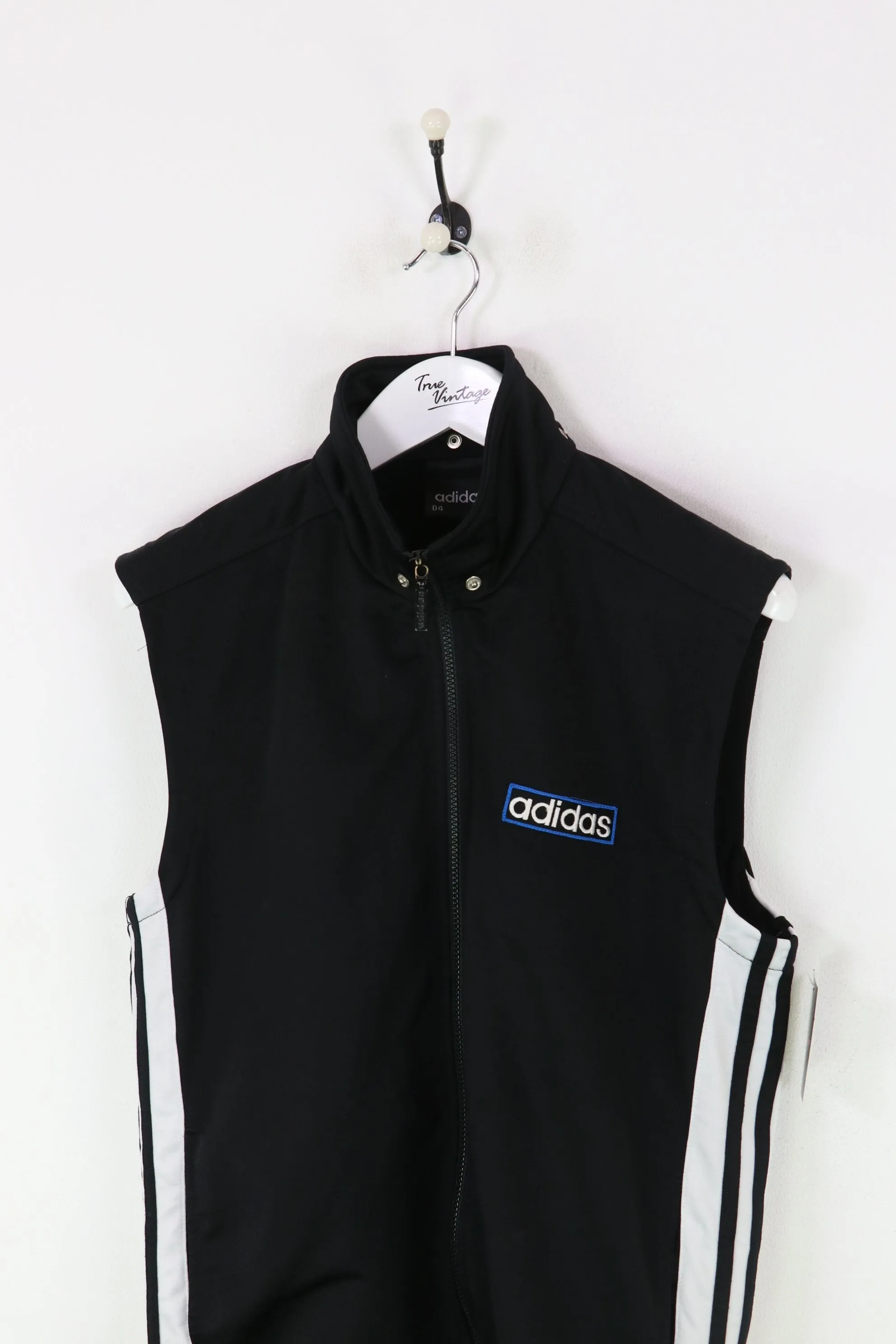 Black Adidas Zip-Up Athletic Vest