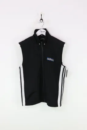 Black Adidas Zip-Up Athletic Vest