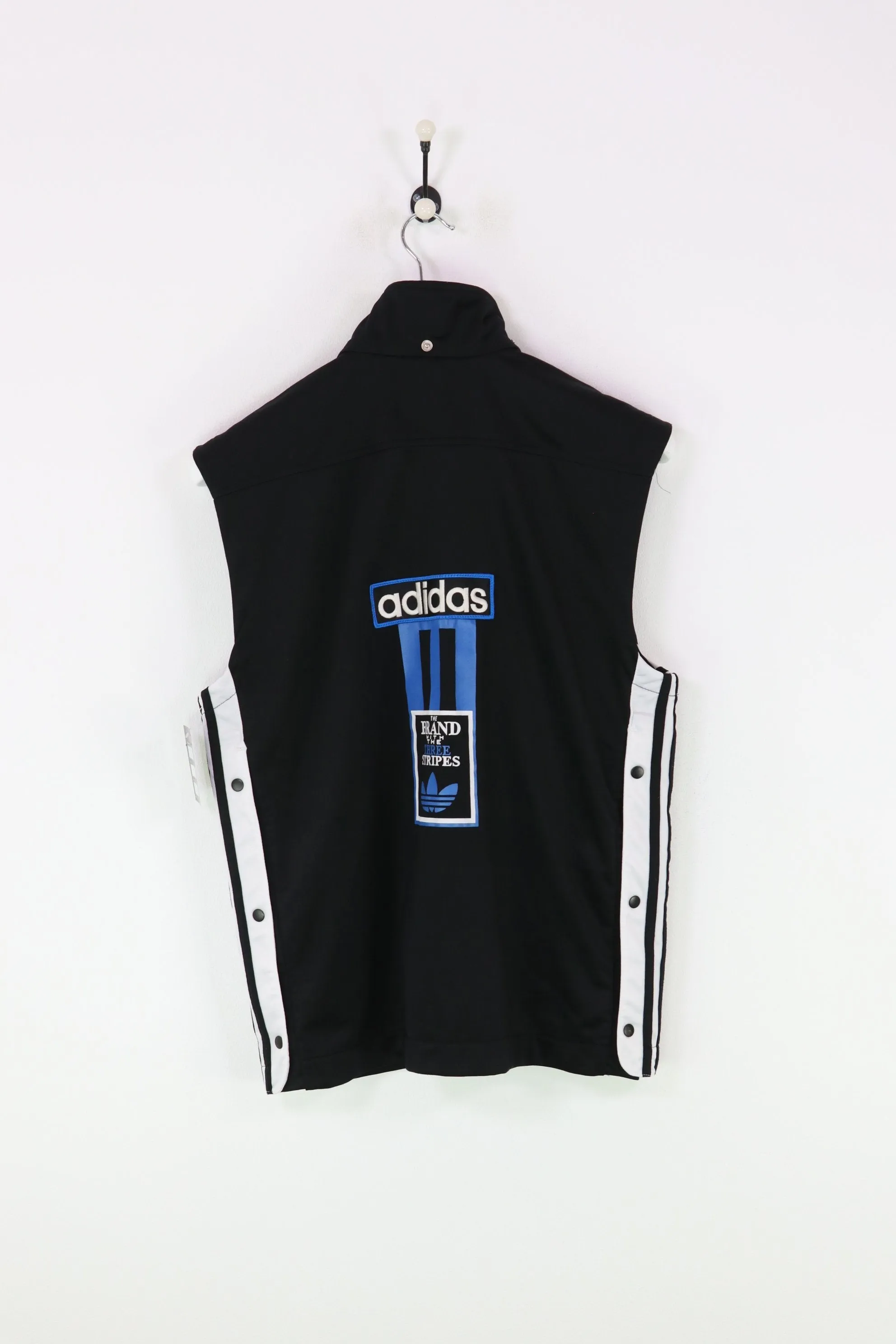 Black Adidas Zip-Up Athletic Vest