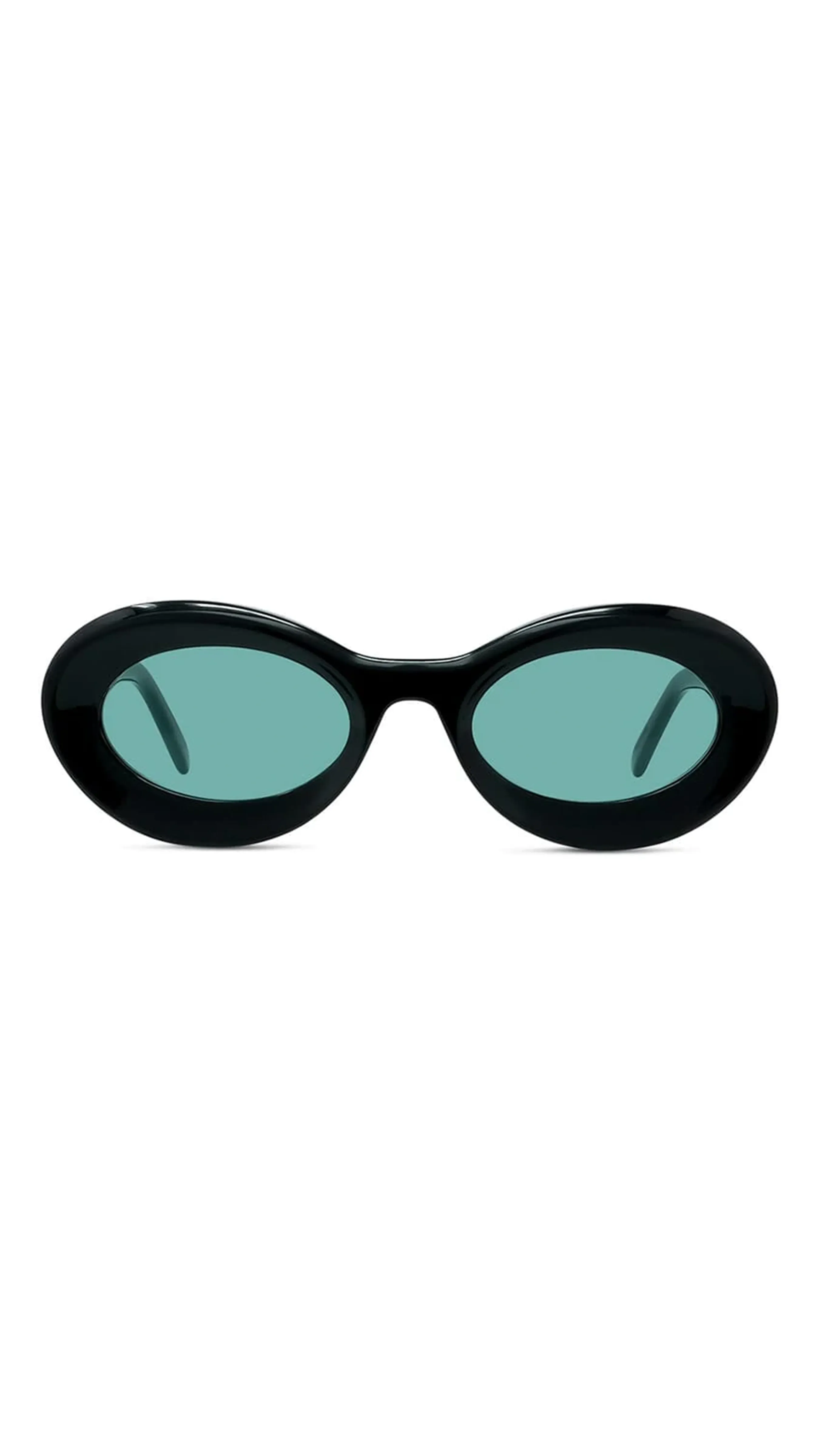 Black/Blue Acetate Loop Sunglasses