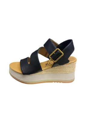 Black Solly-B Wedge Sandal