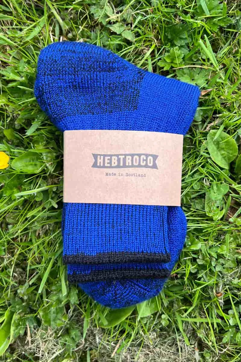 Blue Merino Trail Socks