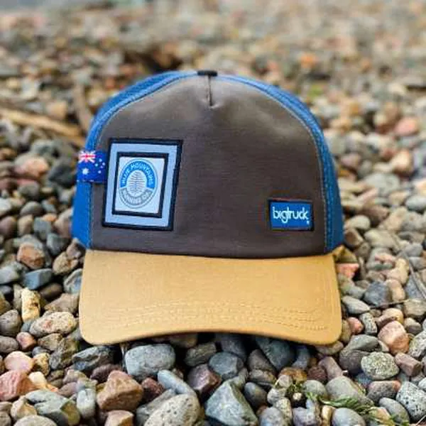 Big Truck Pioneer Mesh Cap, Co-Branded with Blue Mountains Running Co