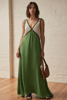 Bottle Green The Naomi Dress