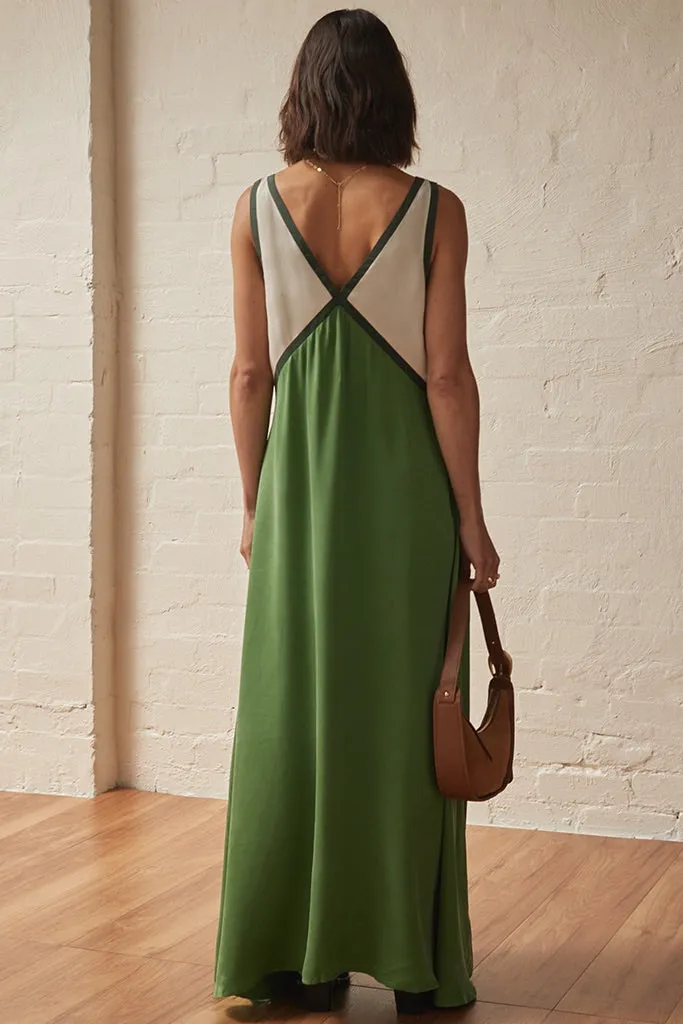 Bottle Green The Naomi Dress