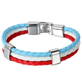 Red White Blue Dutch Flag Woven Band