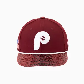 Phillies Hat With Leather Visor by Breyer's Buck 50