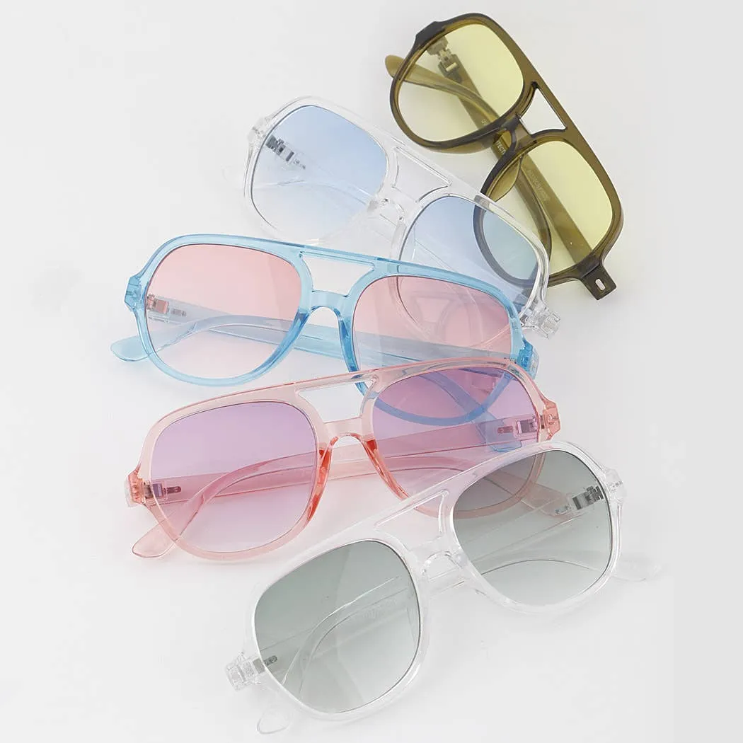 Gradient Aviator Sunglasses