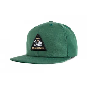 Chive Colored Brixton Cue Snapback