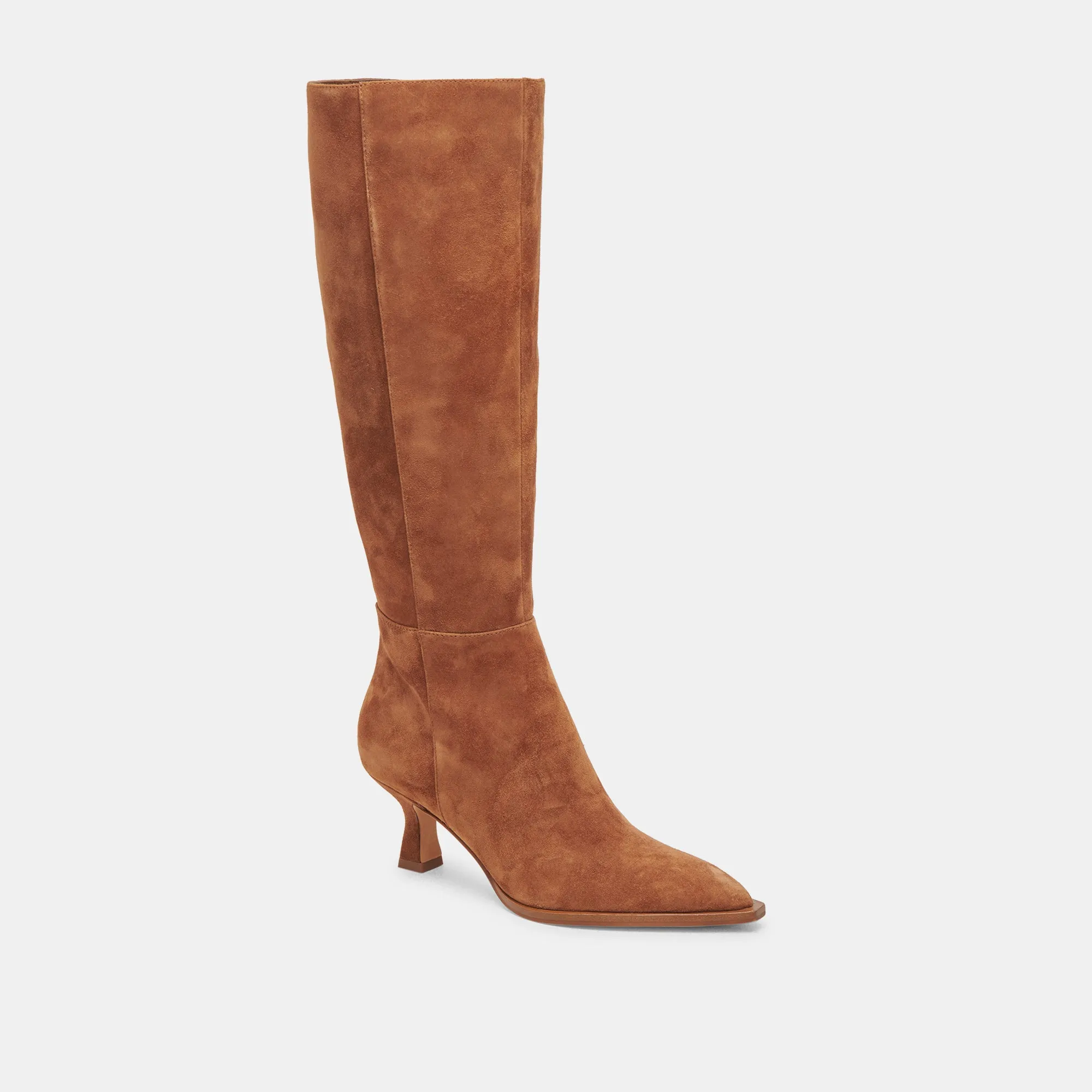 Brown Suede Auggie Boots