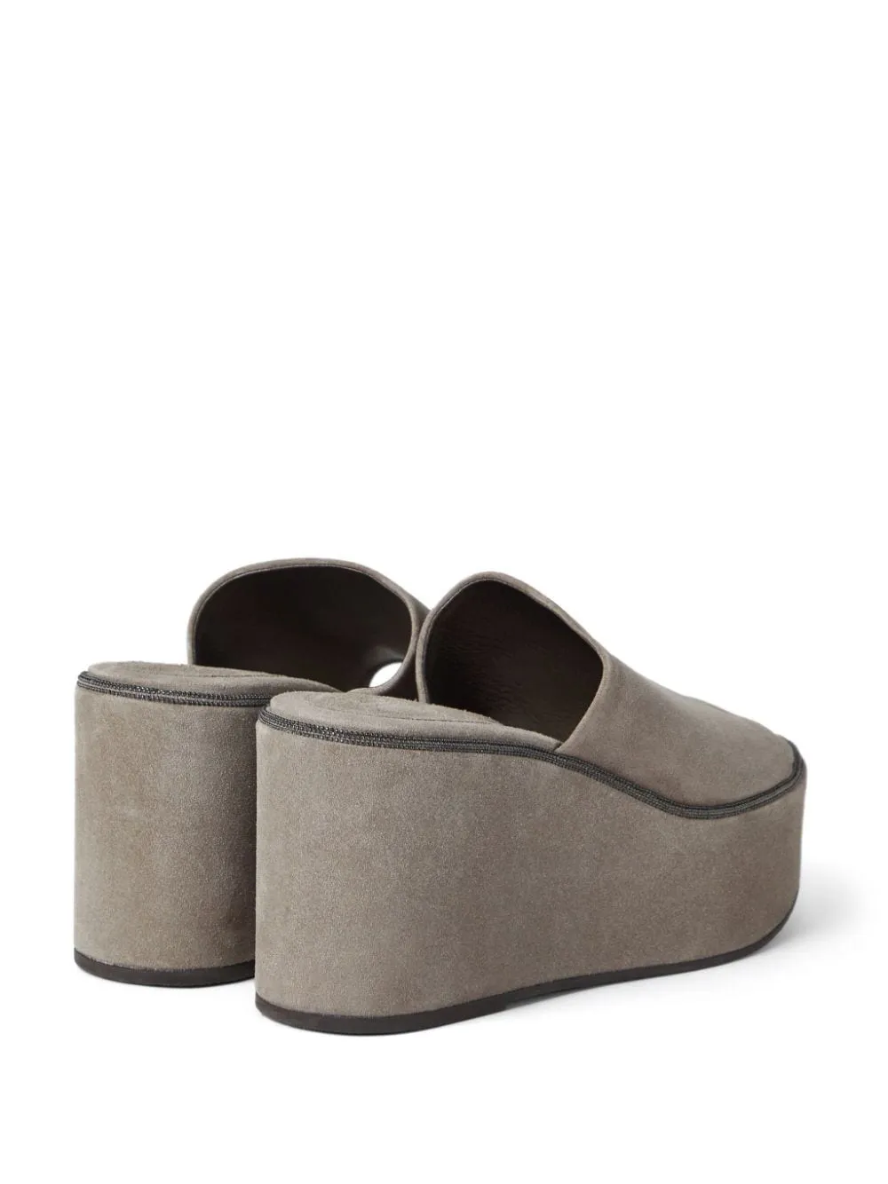 Brunello Cucinelli Dove Grey Sandals