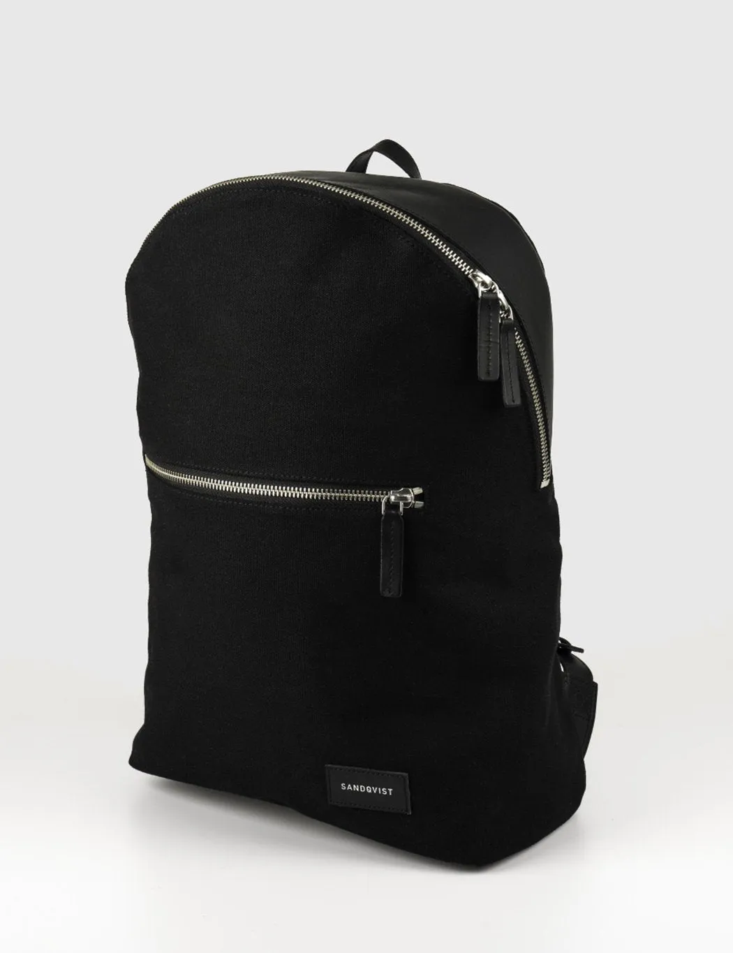 Sandqvist Black Canvas Apollo Backpack