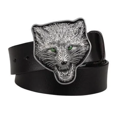 Animal Head Exaggerated Trend Belt