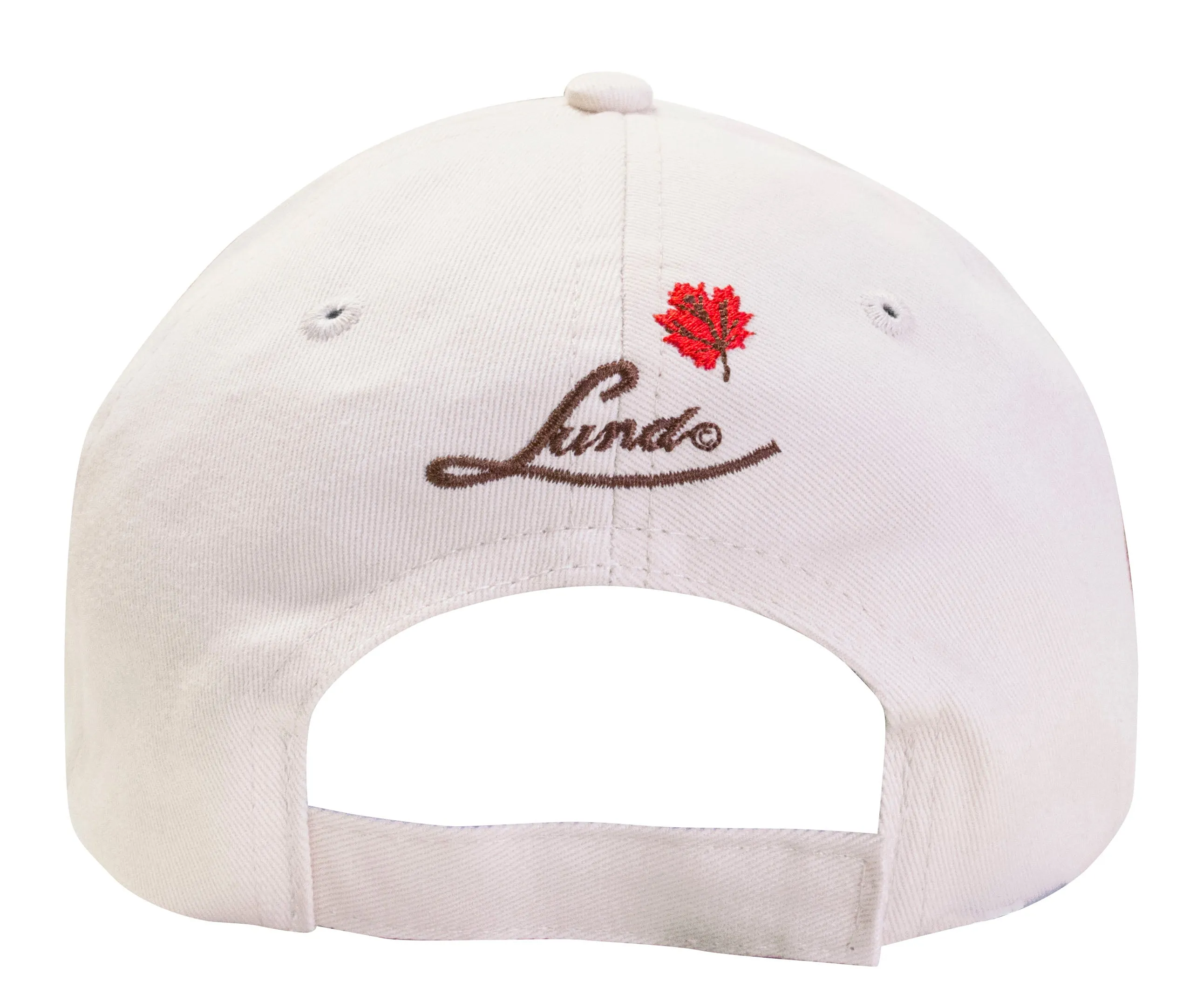 Ruth Lund leaf cluster embroidered cap