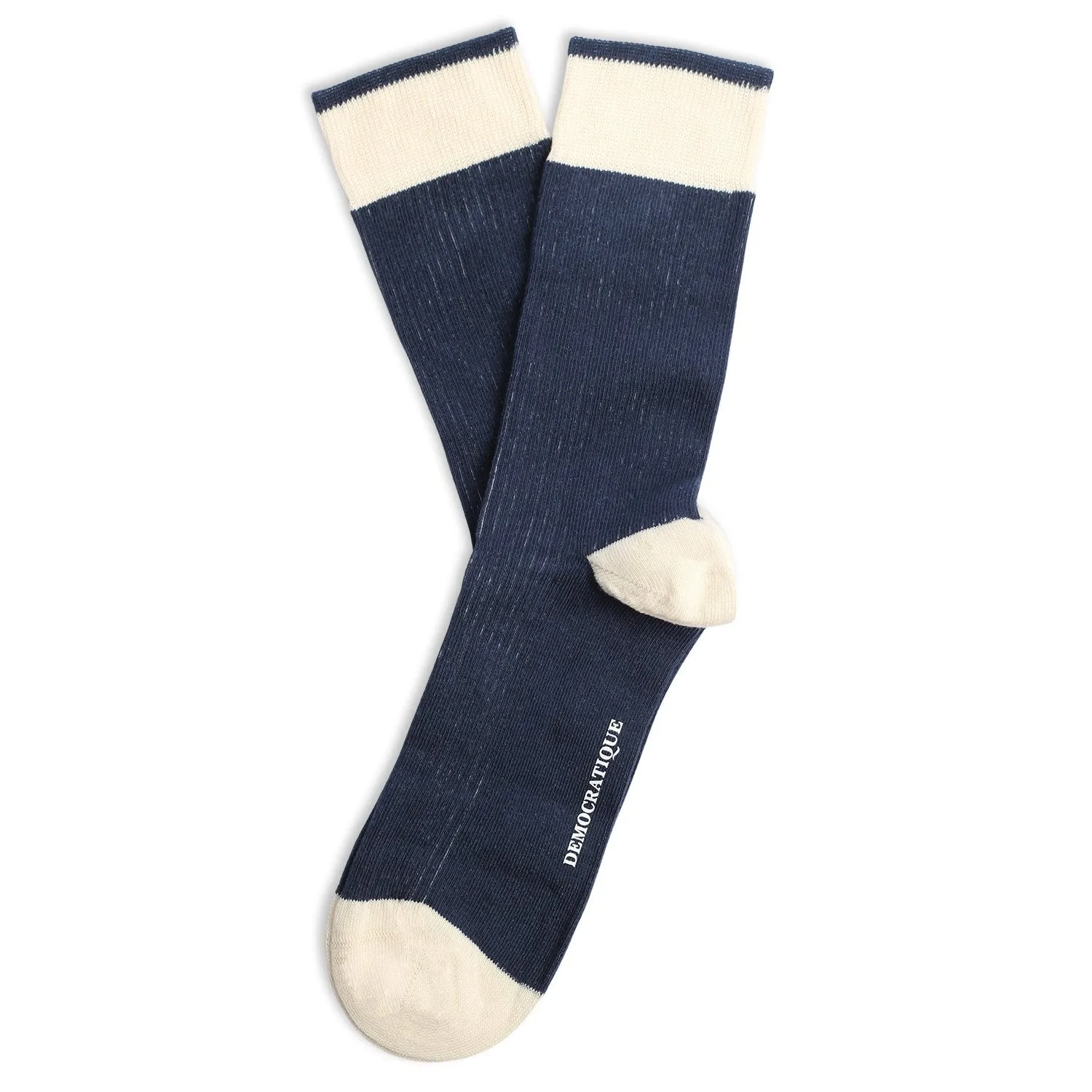 Originals Off White / Navy Full Latitude Stripes Socks