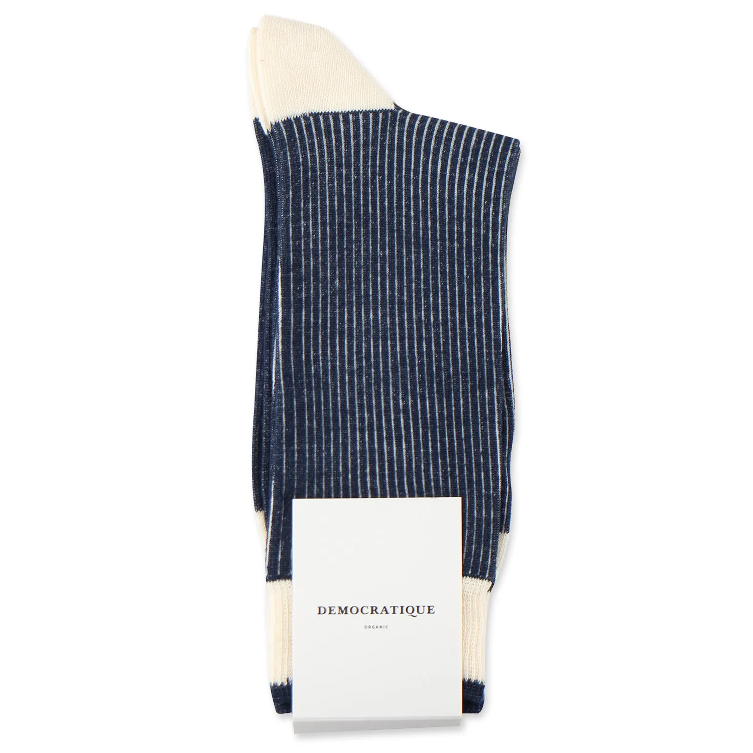 Originals Off White / Navy Full Latitude Stripes Socks