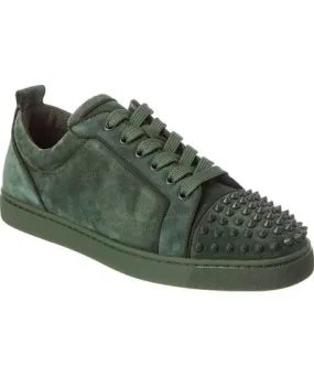 Christian Louboutin Louis Junior Spikes Suede Sneaker