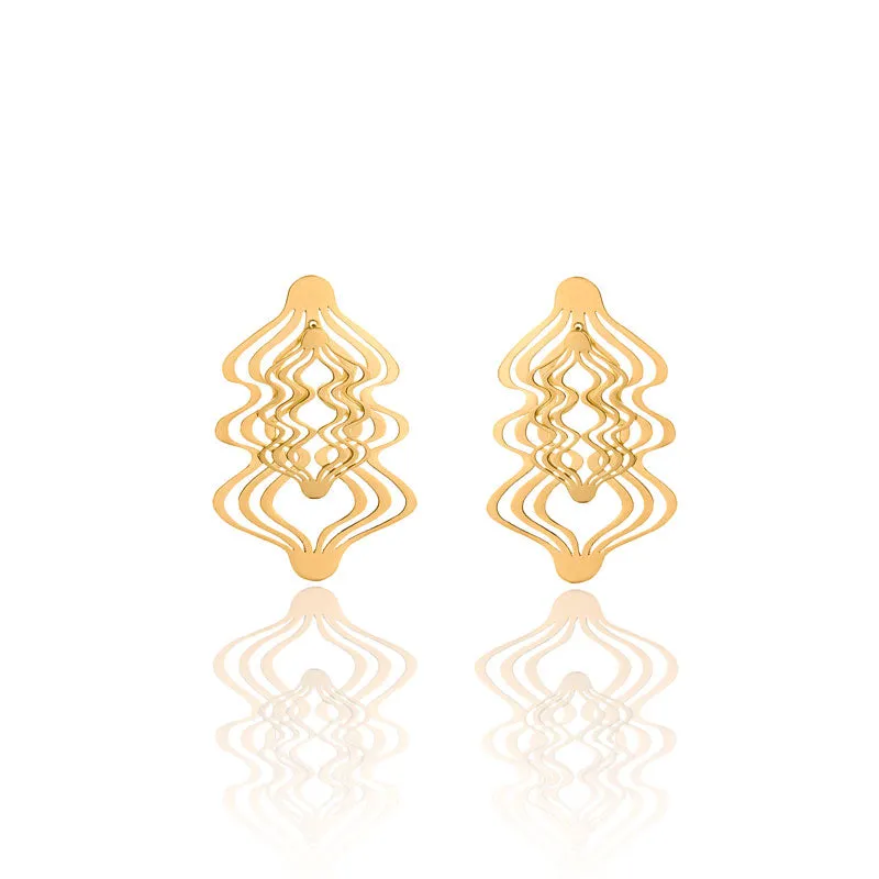 Optical Earrings from Cienaga