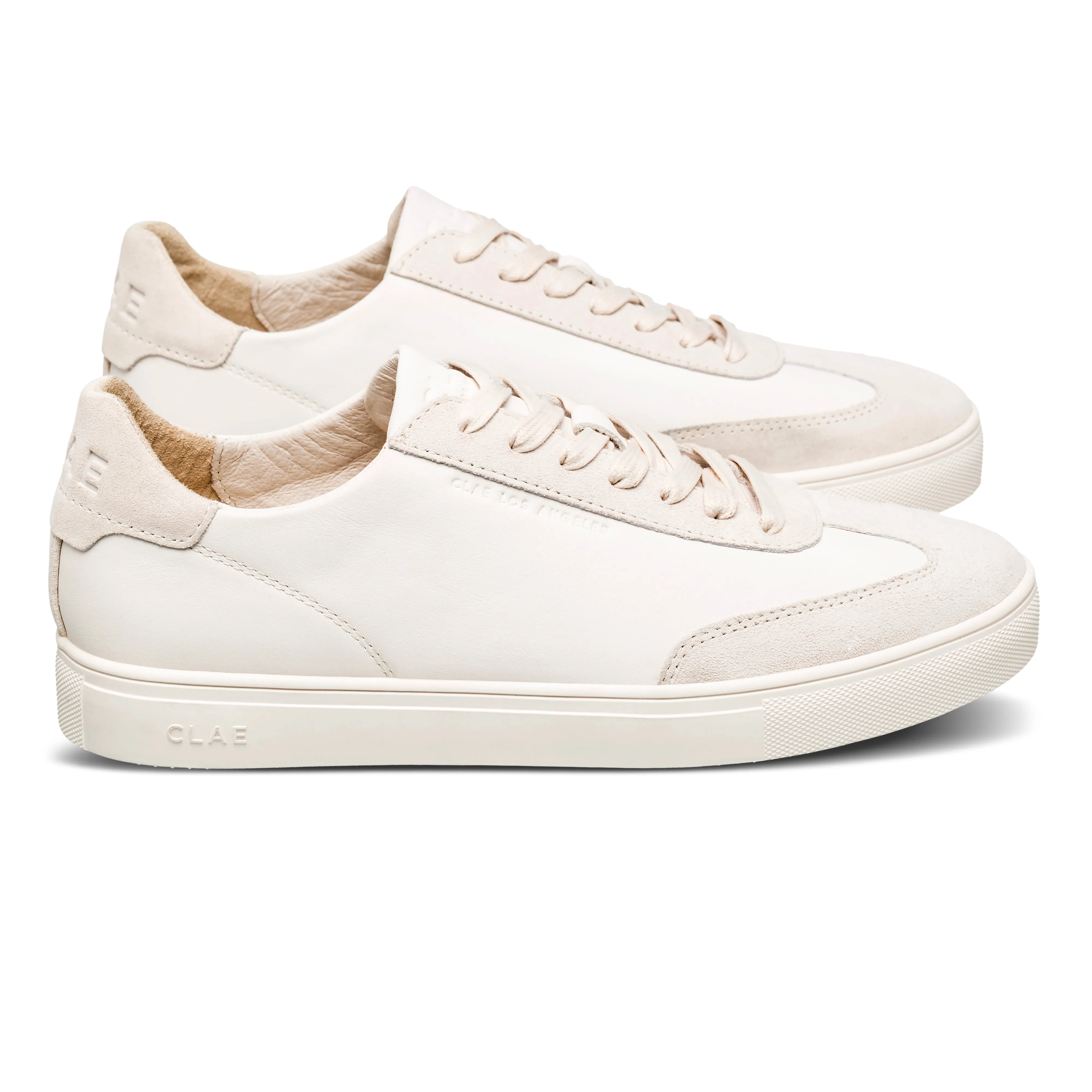 CLAE Deane Triple Offwhite Leather