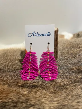 Beaded Earrings in Assorted Colors