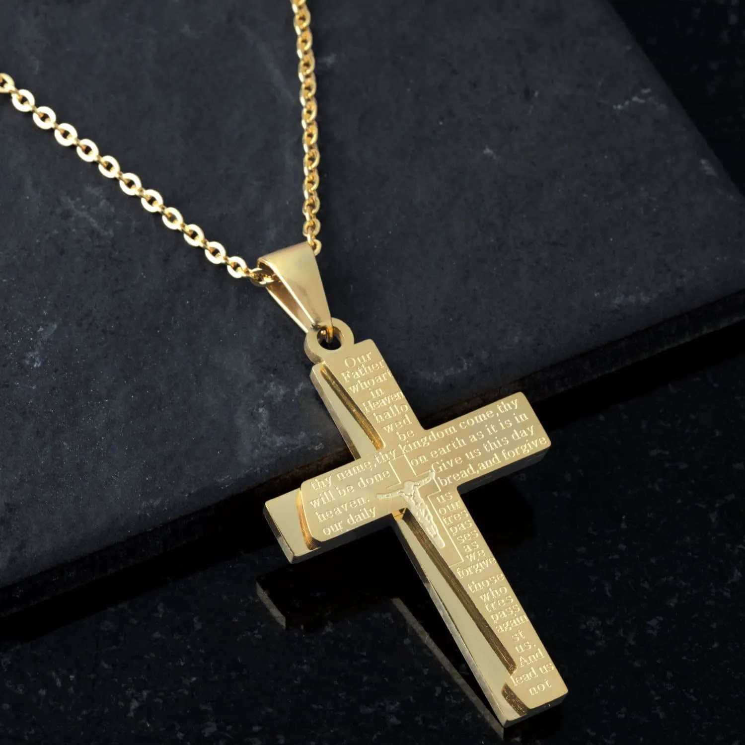 Contemporary Gold Cross