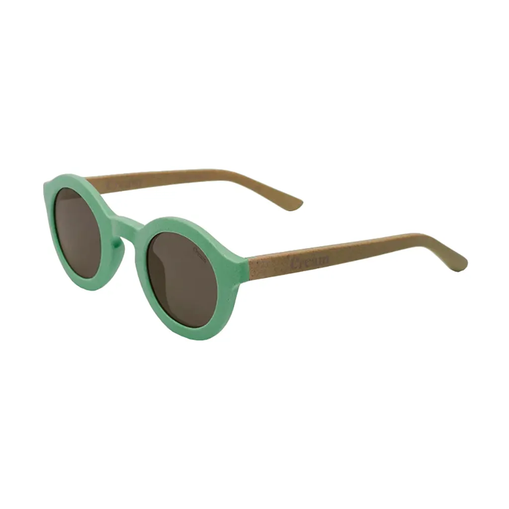 Bright Green Cream Eyewear x Gray Label Child Cream 01 Sunglasses