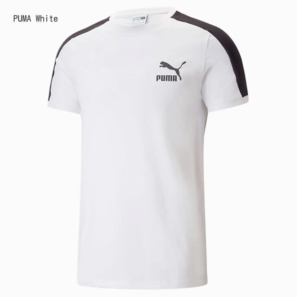 Cotton Crew Neck T-Shirts with Logo by PUMA