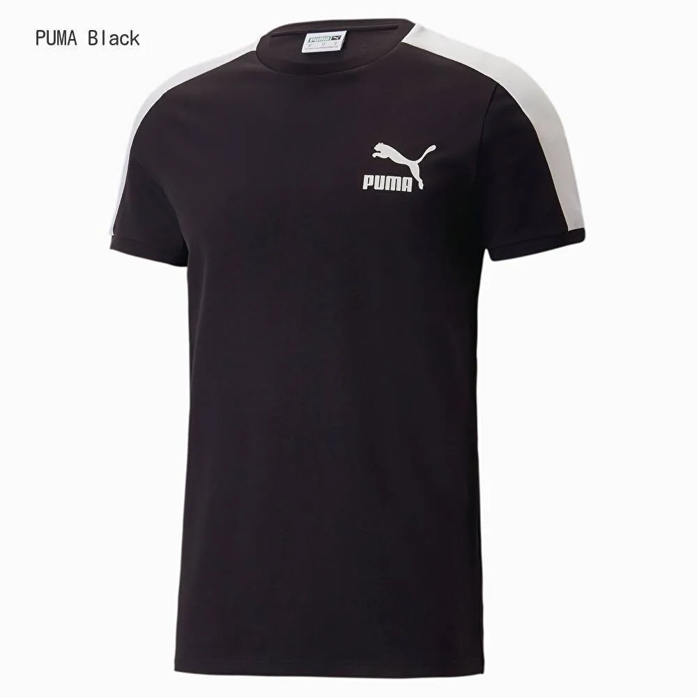 Cotton Crew Neck T-Shirts with Logo by PUMA