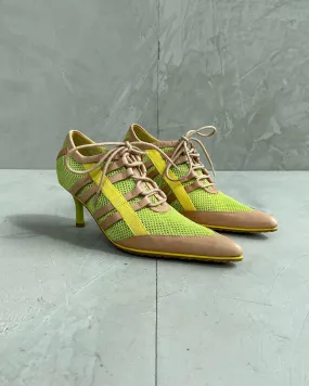 DIESEL Sporty Neon Heels in Size EU 37 or UK 5